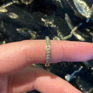 14k gold ring with diamonds